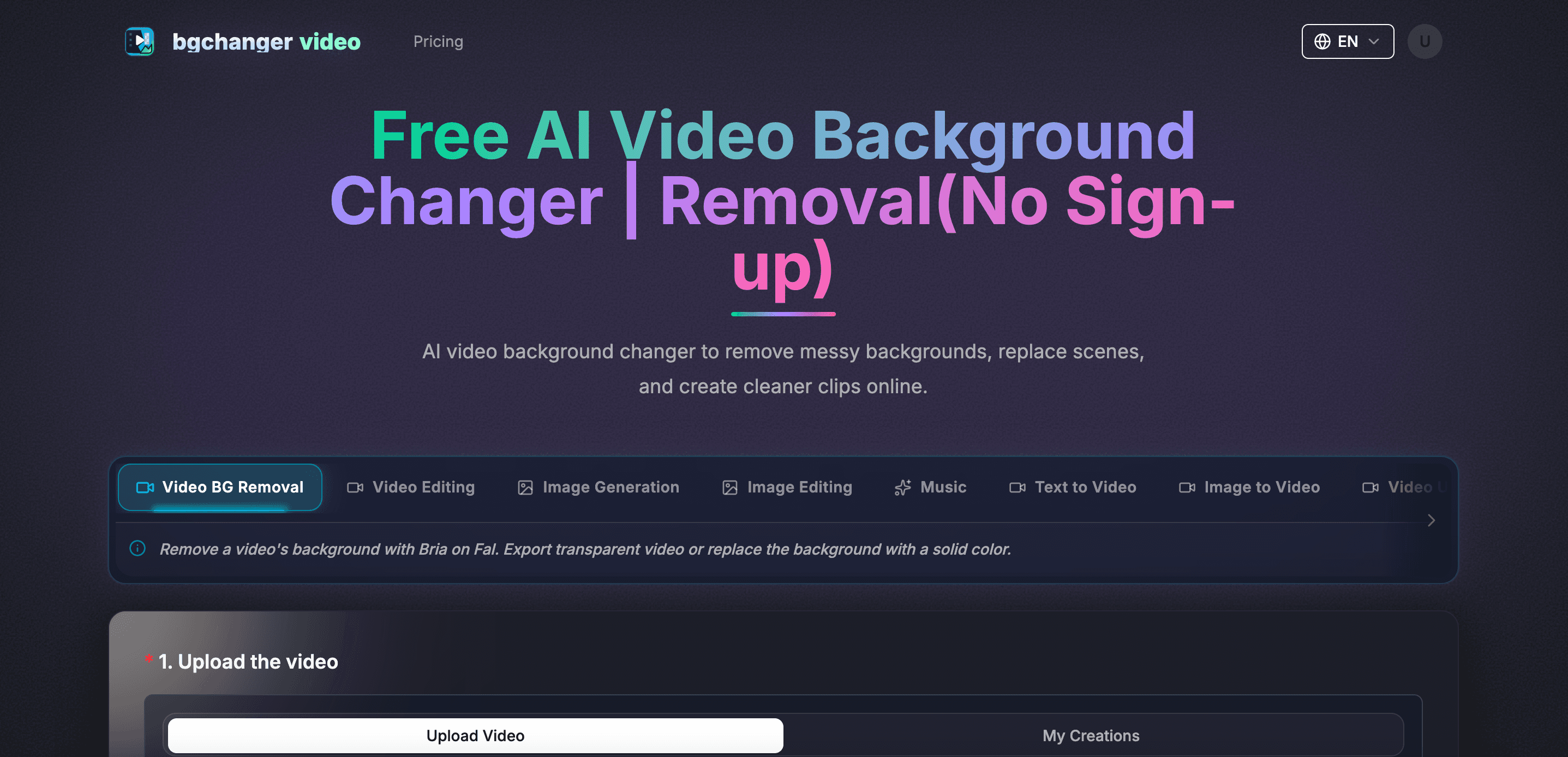 Video Background Changer