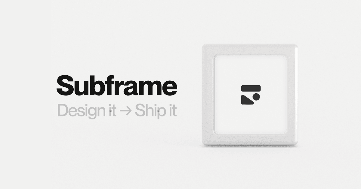 Subframe