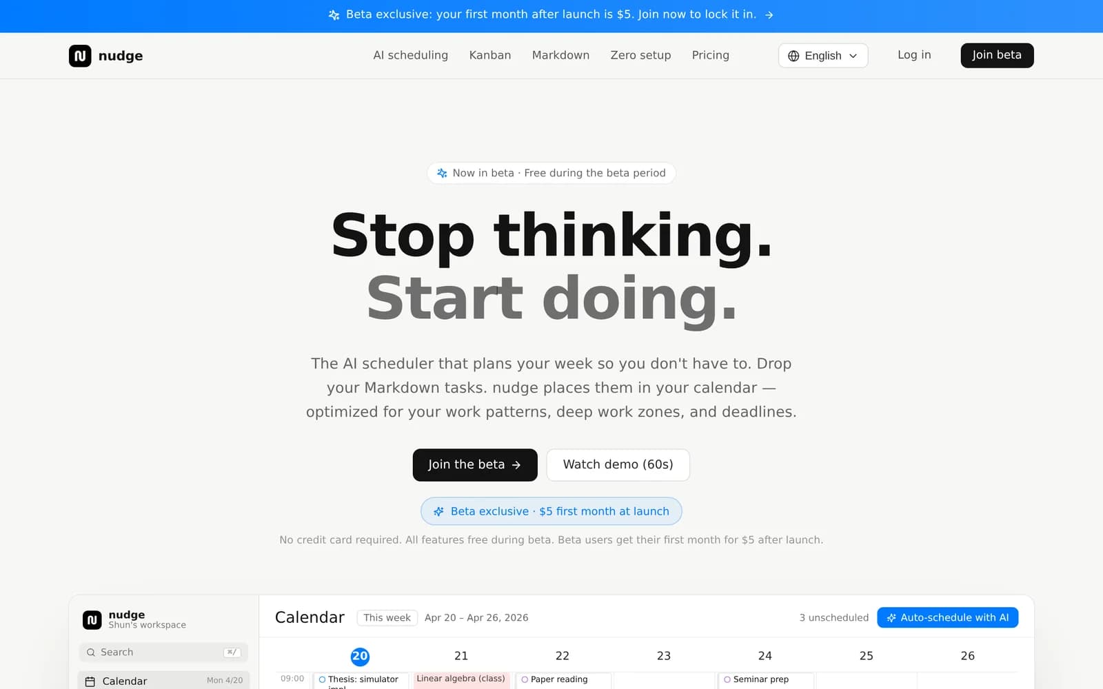 Nudge Task