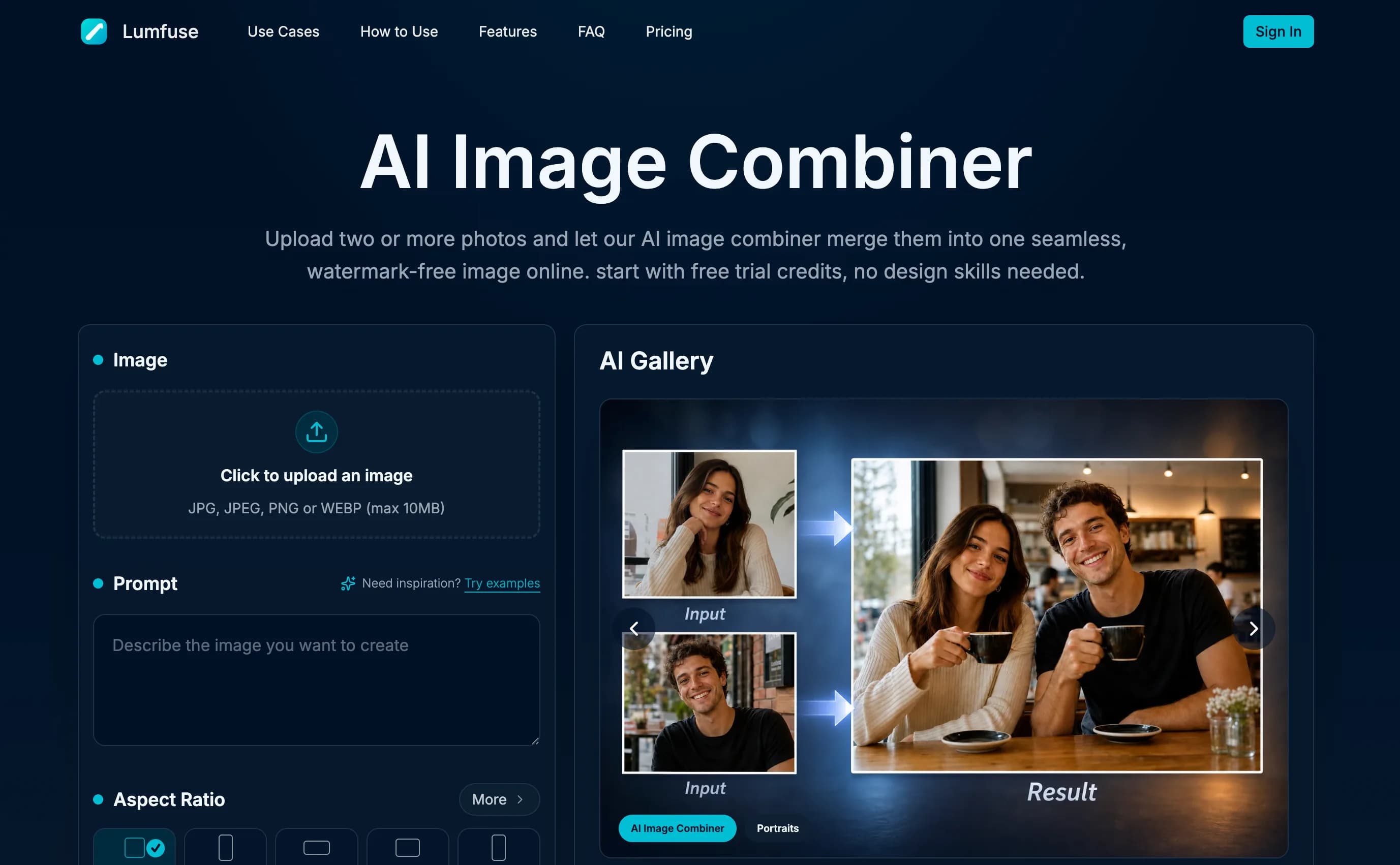AI Image Combiner
