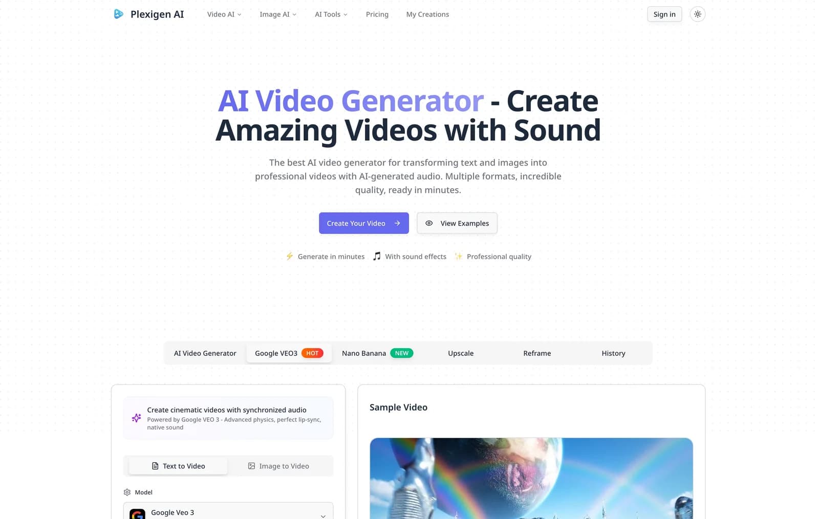 Plexigen AI - Best AI Video Generator cover